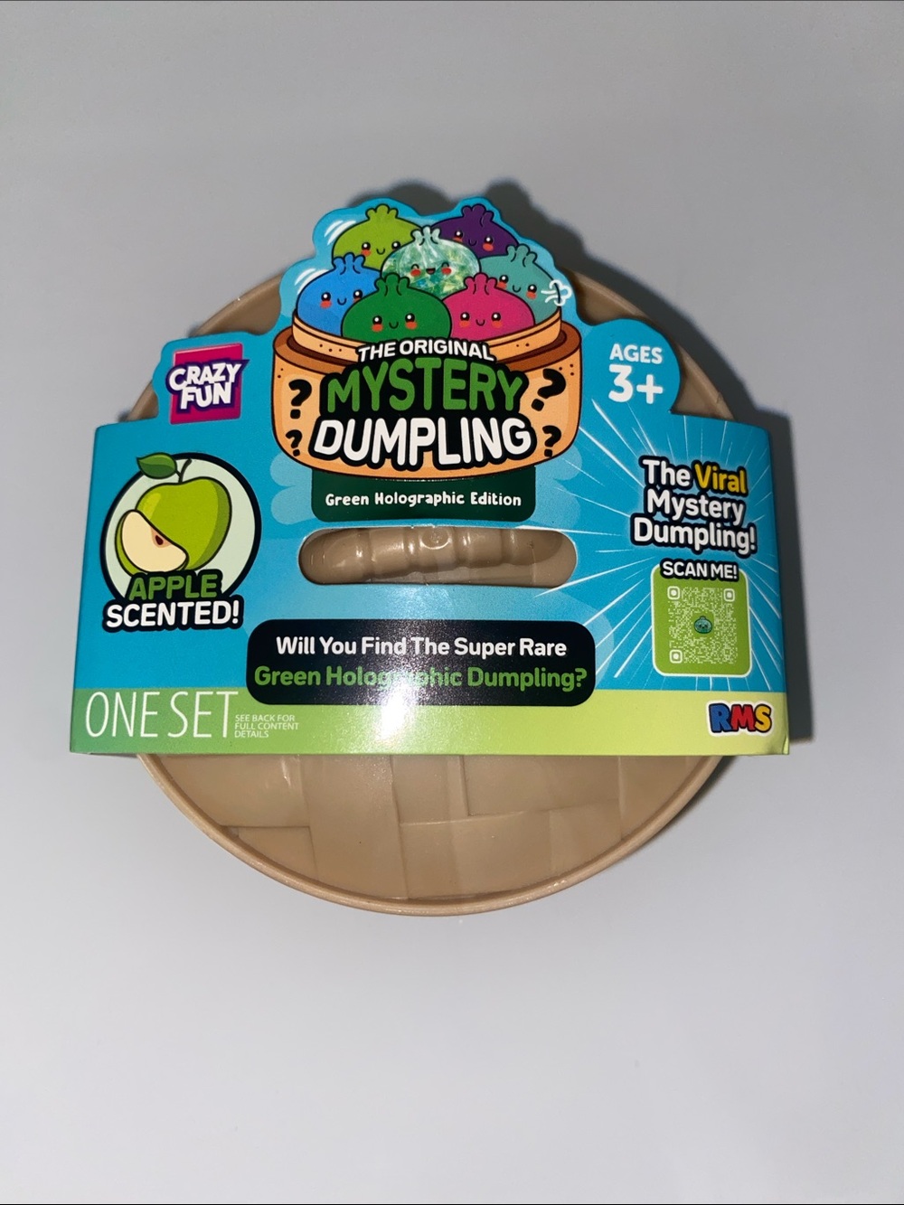 Crazy Fun, RMS The Original Mystery 🥟 Dumpling Green Holographic Edition